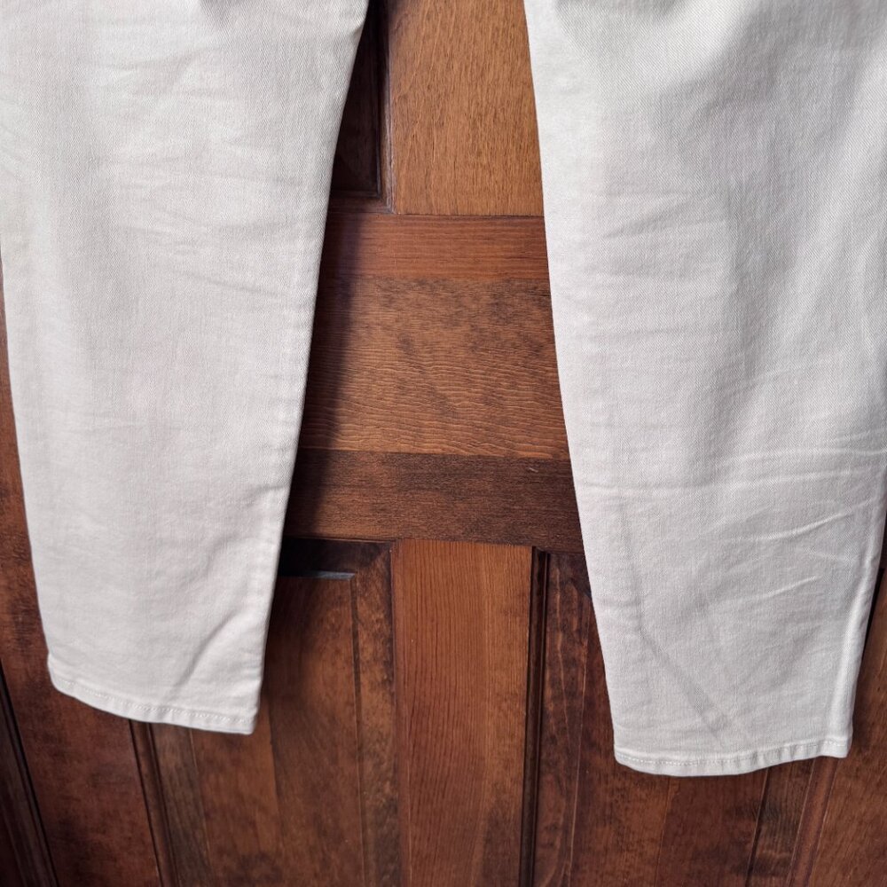 Express #5 Off White 5-Pocket Jeans 34 x 30 Slim - Picture 13 of 15